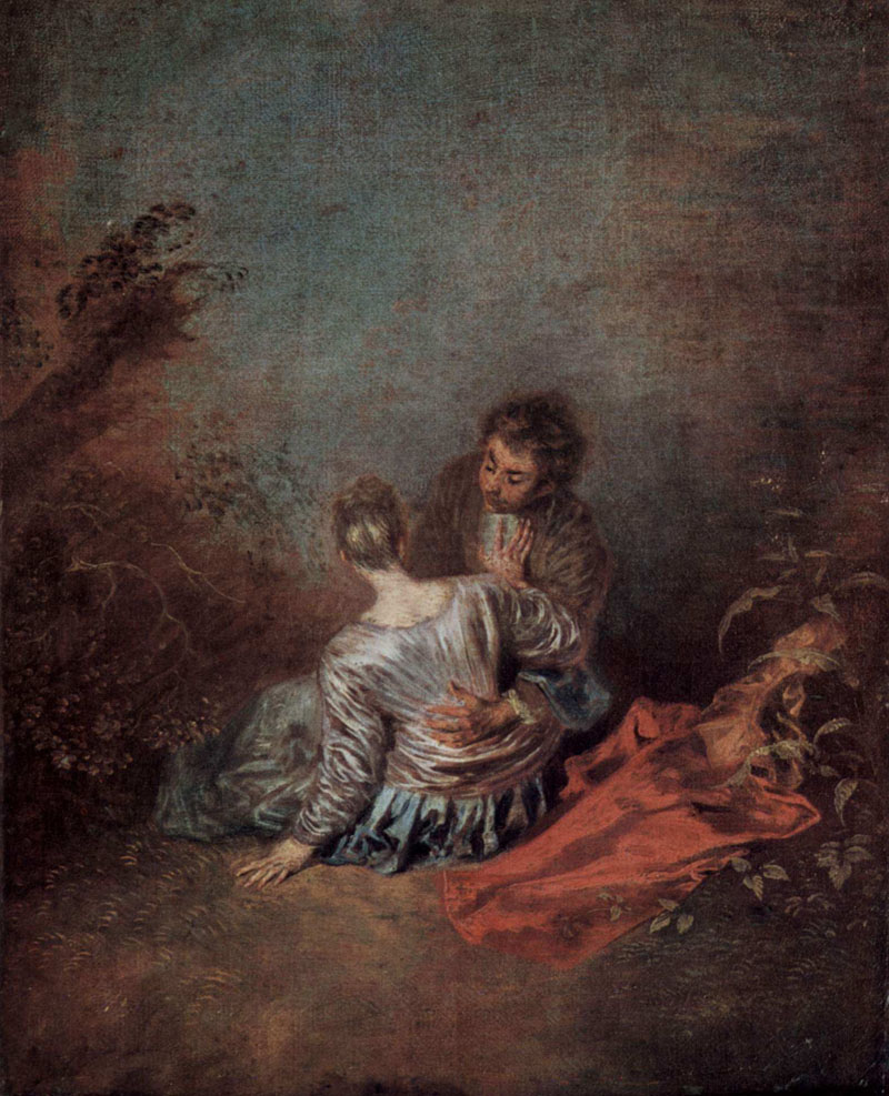 Watteau,Der glückliche Fall